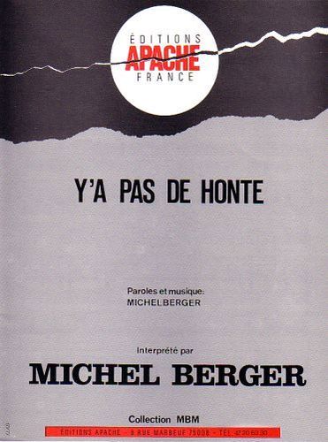 Berger, Michel : Y'A Pas De Honte