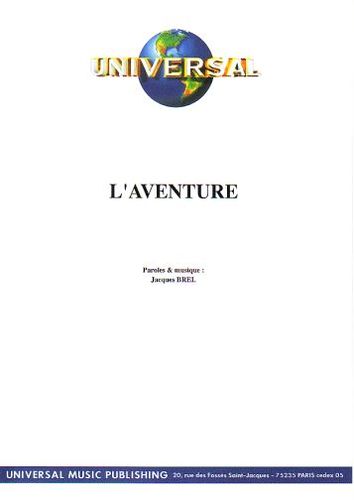 Brel, Jacques : L'Aventure