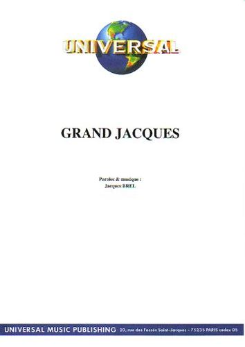Brel, Jacques : Grand Jacques