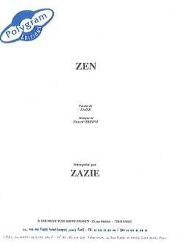 Zazie / Obispo, Pascal : Zen