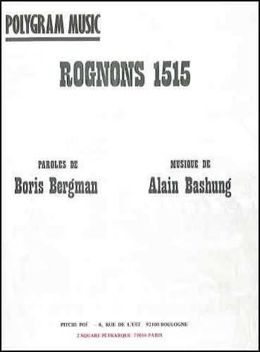 Bergman, Boris / Bashung, Alain : Rognons 1515