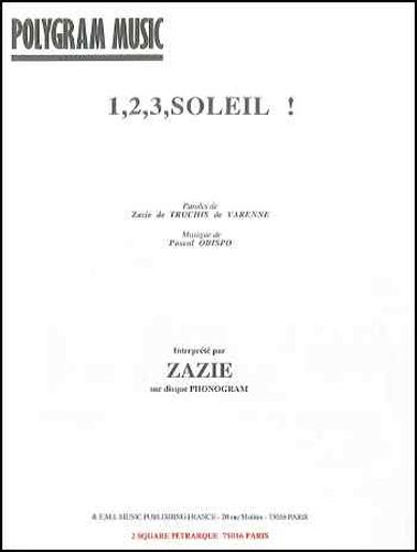 Zazie / Obispo, Pascal : 123 Soleil