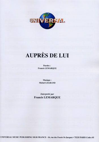 Lemarque, Francis / Legrand, Michel : Auprs De Lui