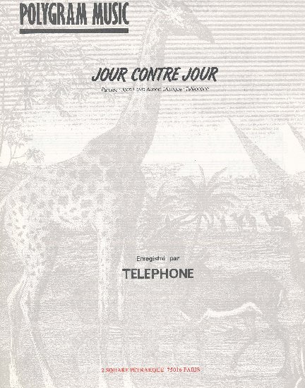 Aubert, Jean-Louis / Téléphone : Jour Contre Jour