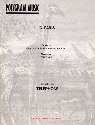 Aubert, Jean-Louis / Puckett, Bernard / Téléphone : In Paris