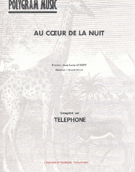 Aubert, Jean-Louis / Téléphone : Au Coeur De La Nuit