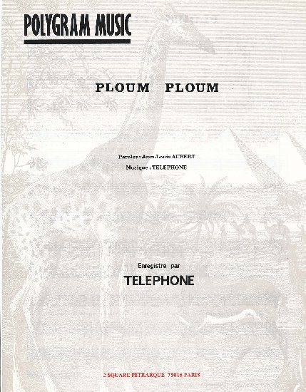Aubert, Jean-Louis / Téléphone : Ploum Ploum