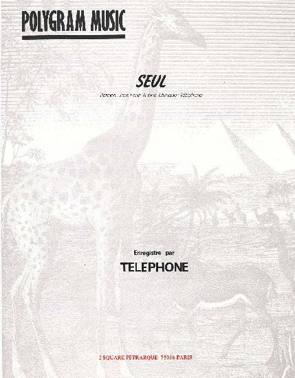 Aubert, Jean-Louis / Téléphone : Seul