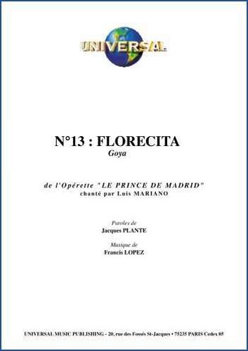 Plante, Jacques / Lopez, Francis : Florecita