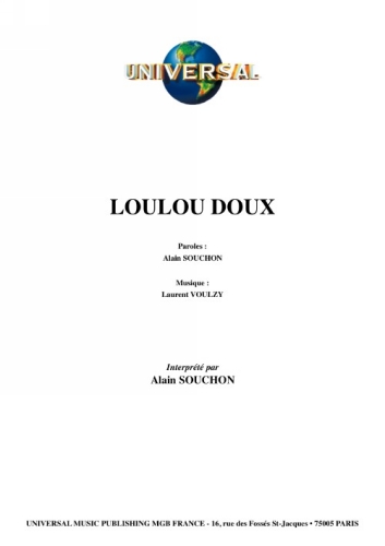 Souchon, Alain : Loulou Doux