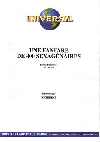 Katerine, Philippe : Une Fanfare De 400 Sexagnaires