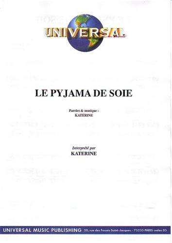 Katerine, Philippe : Le Pyjama De Soie