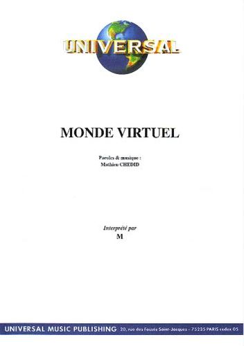 Chedid, Mathieu : Monde Virtuel