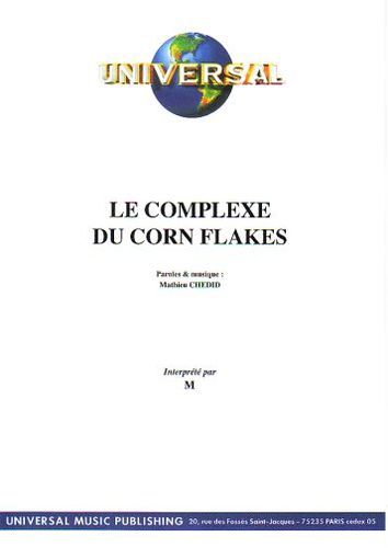 Chedid, Mathieu : Le Complexe Du Corn Flakes