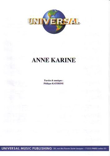 Katerine, Philippe : Anne Karine
