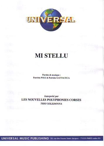s Nouvelles Polyphonies Corses : Mi Stellu