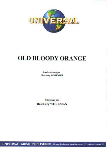 Workman, Hawksley : Old Bloody Orange