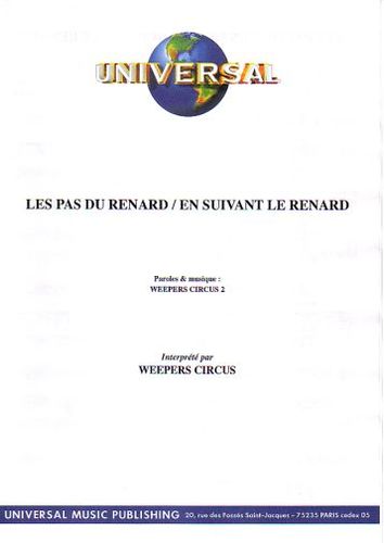 Weepers Circus : Les Pas Du Renard / En Suivant Le Renard