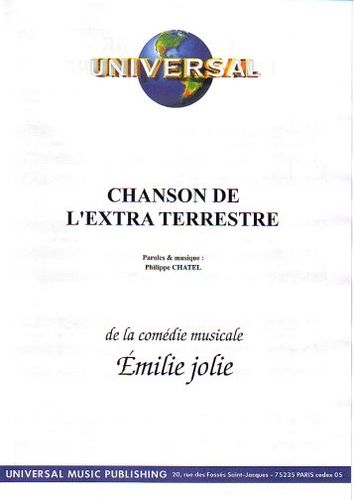 Chatel, Philippe : Chanson De L'Extra-Terrestre