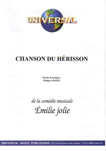 Chatel, Philippe : Chanson Du Hrisson