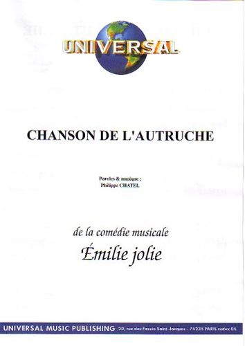 Chatel, Philippe : Chanson De L'Autruche