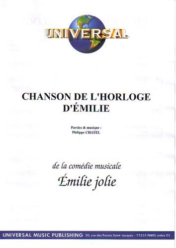 Chatel, Philippe : Chanson De L'Horloge D'milie