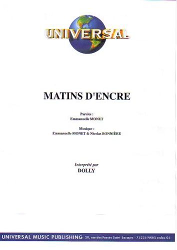 Dolly : Matins D'Encre