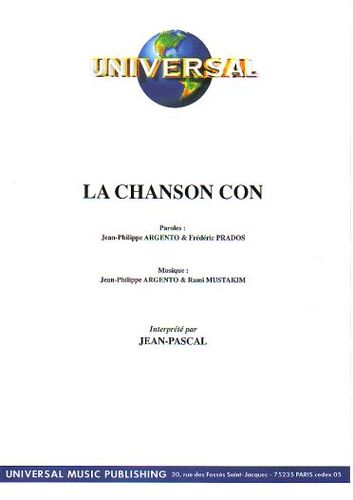 Jean-Pascal : La Chanson Con