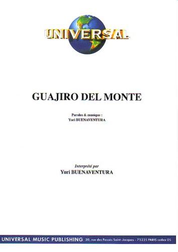Buenaventura, Yuri : Guajiro Del Monte
