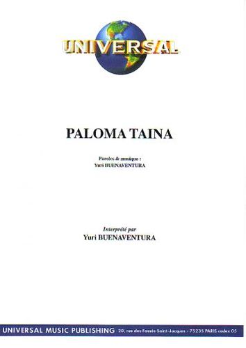 Buenaventura, Yuri : Paloma Taina