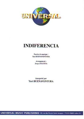 Buenaventura, Yuri : Indiferencia