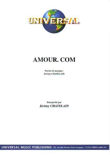 Chatelain, Jrmy : Amour.Com