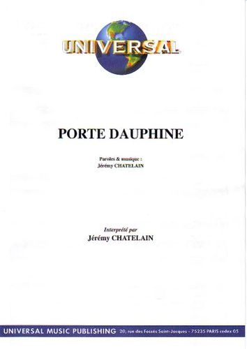 Chatelain, Jrmy : Porte Dauphine