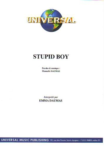 Daumas, Manuelle : Stupid Boy