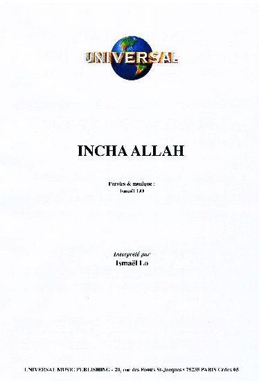 Lo, Ismaël : Incha Allah