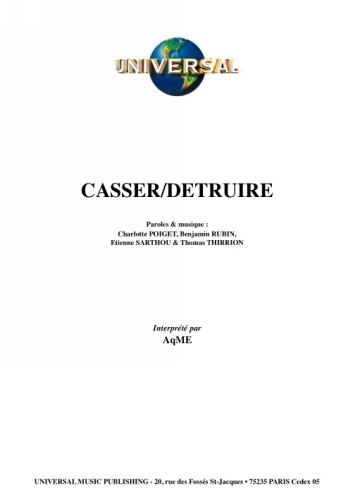 Aqme : Casser/Detruire