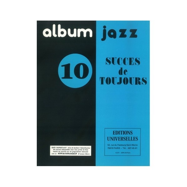 Album Jazz N1 ? 10 Succs De Toujours