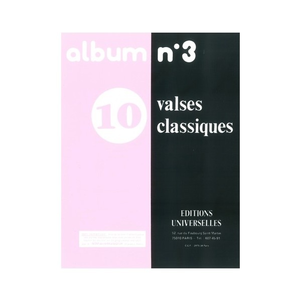 Album N�3 ? 10 Valses Classiques