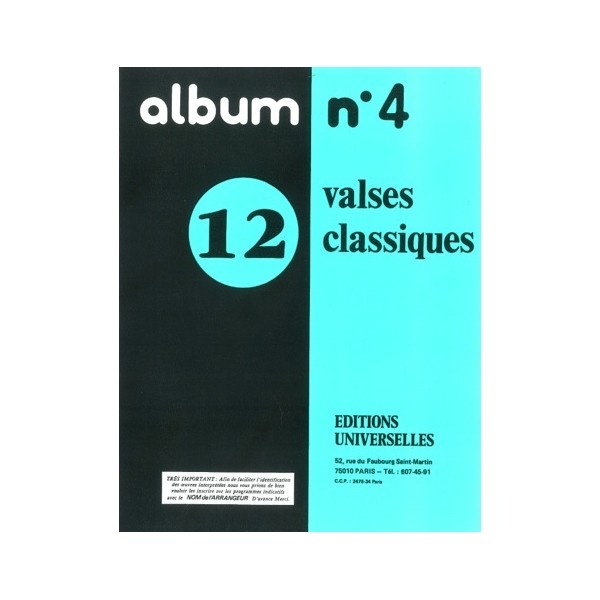 Album N4 ? 12 Valses Classiques