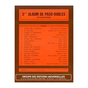 5ème Album De Paso-Dobles Standards