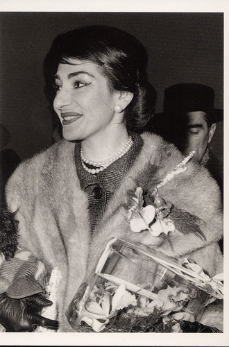 Carte Postale d\'Art `Maria Callas,1958`