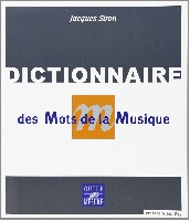 Siron, Jacques : Dictionnaire des Mots de la Musique