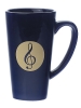 Tasse  caf : Cl de Sol (bleu) [Latte mug : Treble Clef (blue)]