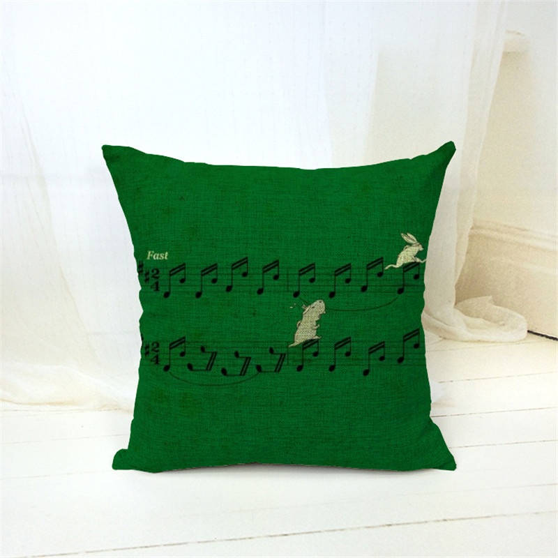 Taie d\'Oreiller / Housse de Coussin Portée de Musique
[Cushion Covers / Pillowcase Stave]