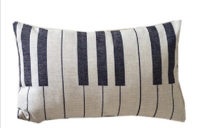 Taie d\'Oreiller / Housse de Coussin Touches de Piano
[Cushion Covers / Pillowcase Piano Keys]