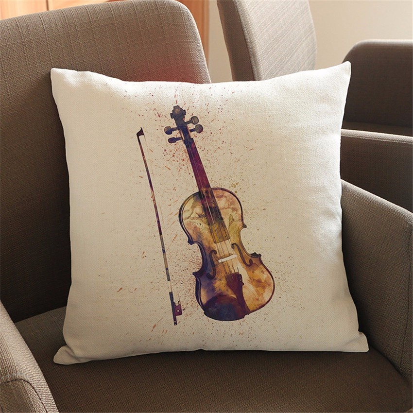 Taie d\'Oreiller / Housse de Coussin Violon Solo
[Cushion Covers / Pillowcase Solo Violin]