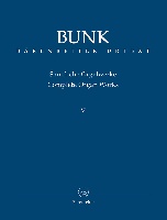 Bunk, Gérard : Complete Organ Works - Volume V