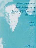 Rachmaninov, Sergueï : Rhapsody on a Theme of Paganini