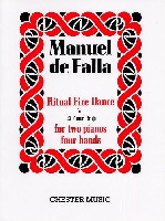 DE FALLA MANUEL RITUAL OF FIRE 2 PIANOS 4 MAINS