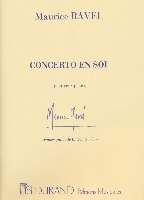 Maurice Ravel : Concerto en Sol : Piano et Réduction Orchestre